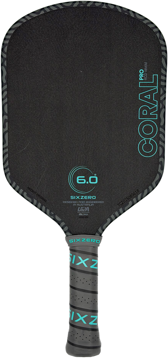 Six Zero Coral Pro Hybrid pickleball paddle